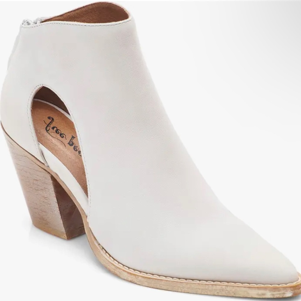 NWOB Free People Wilder White Bootie - Picture 1 of 9